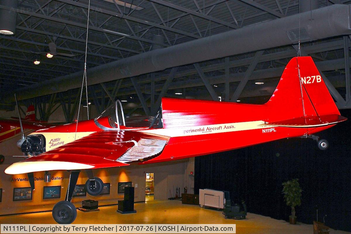 N111PL, 1953 Mace PETE MODEL III C/N 1, At EAA Museum