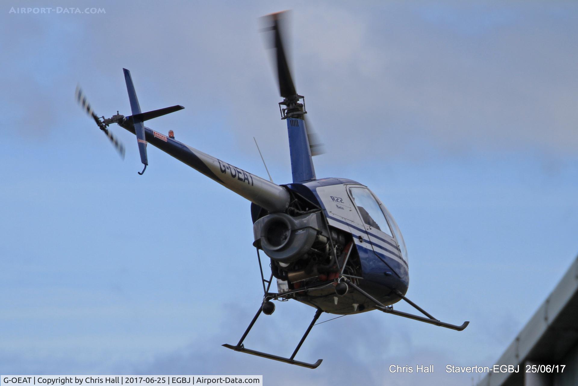 G-OEAT, 1987 Robinson R22 Beta C/N 0650, Project Propeller at Staverton