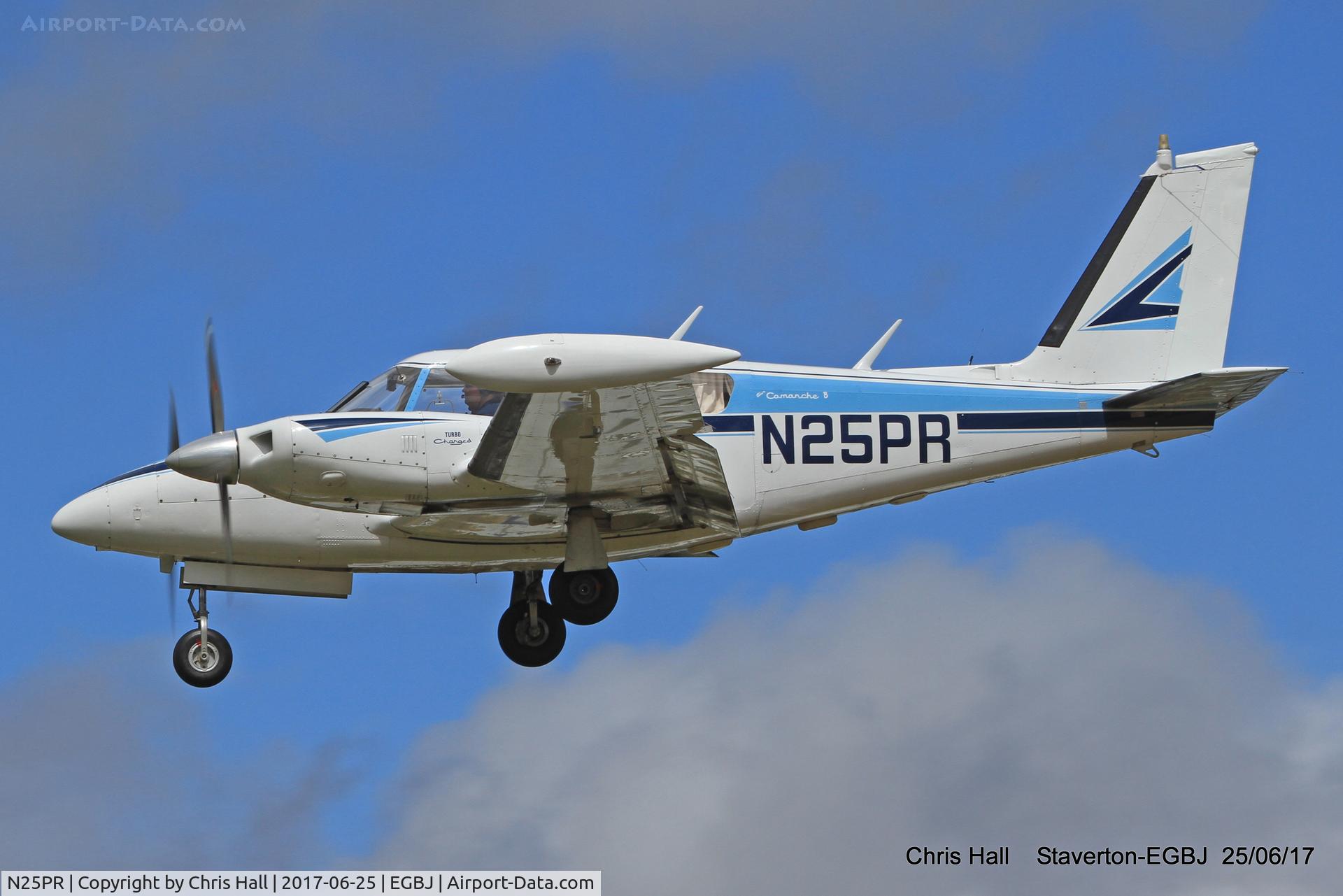 N25PR, 1967 Piper PA-30 Twin Comanche Twin Comanche C/N 30-1511, Project Propeller at Staverton