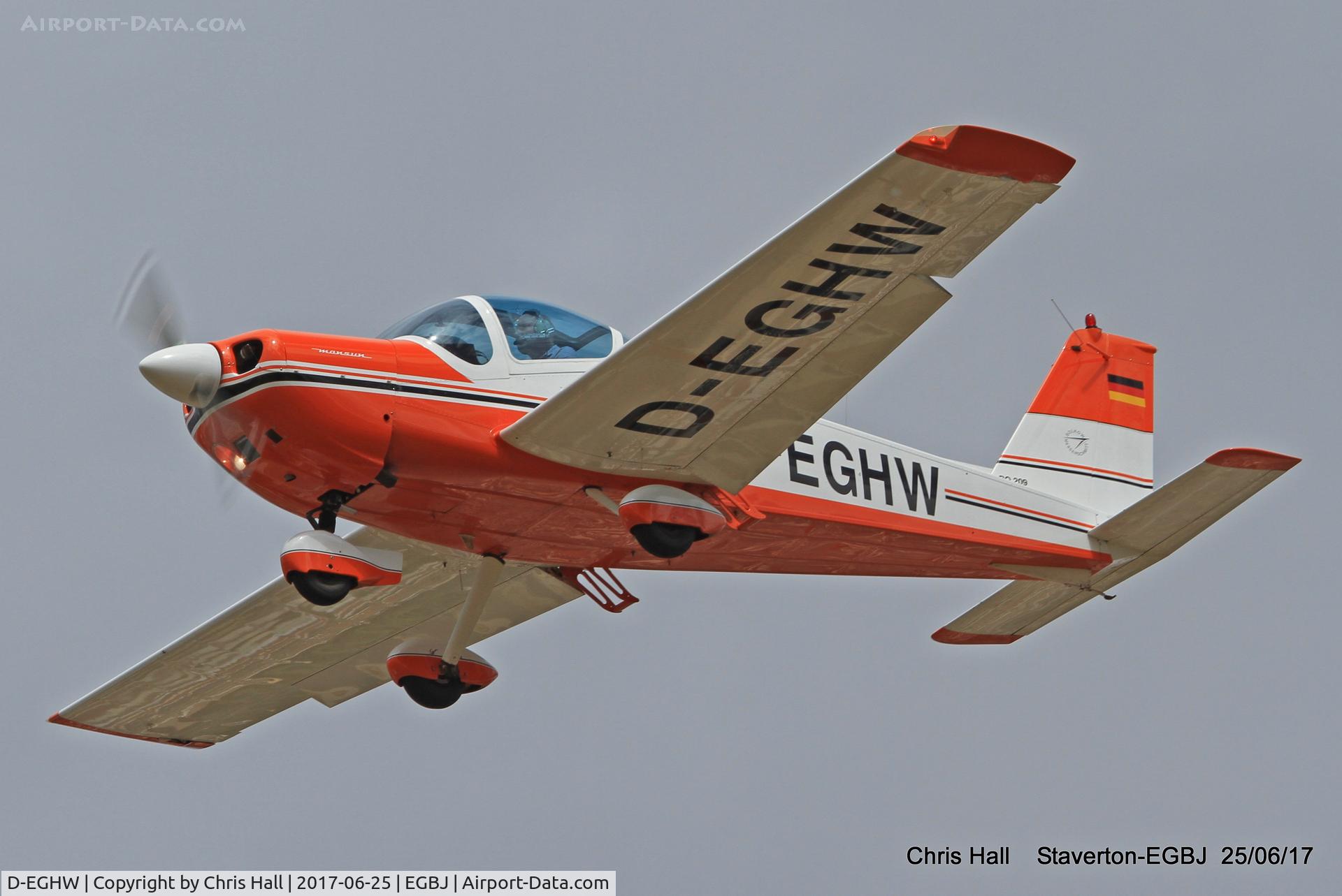D-EGHW, 1984 Bolkow Bo-209 Monsun 150FV C/N 170, Project Propeller at Staverton