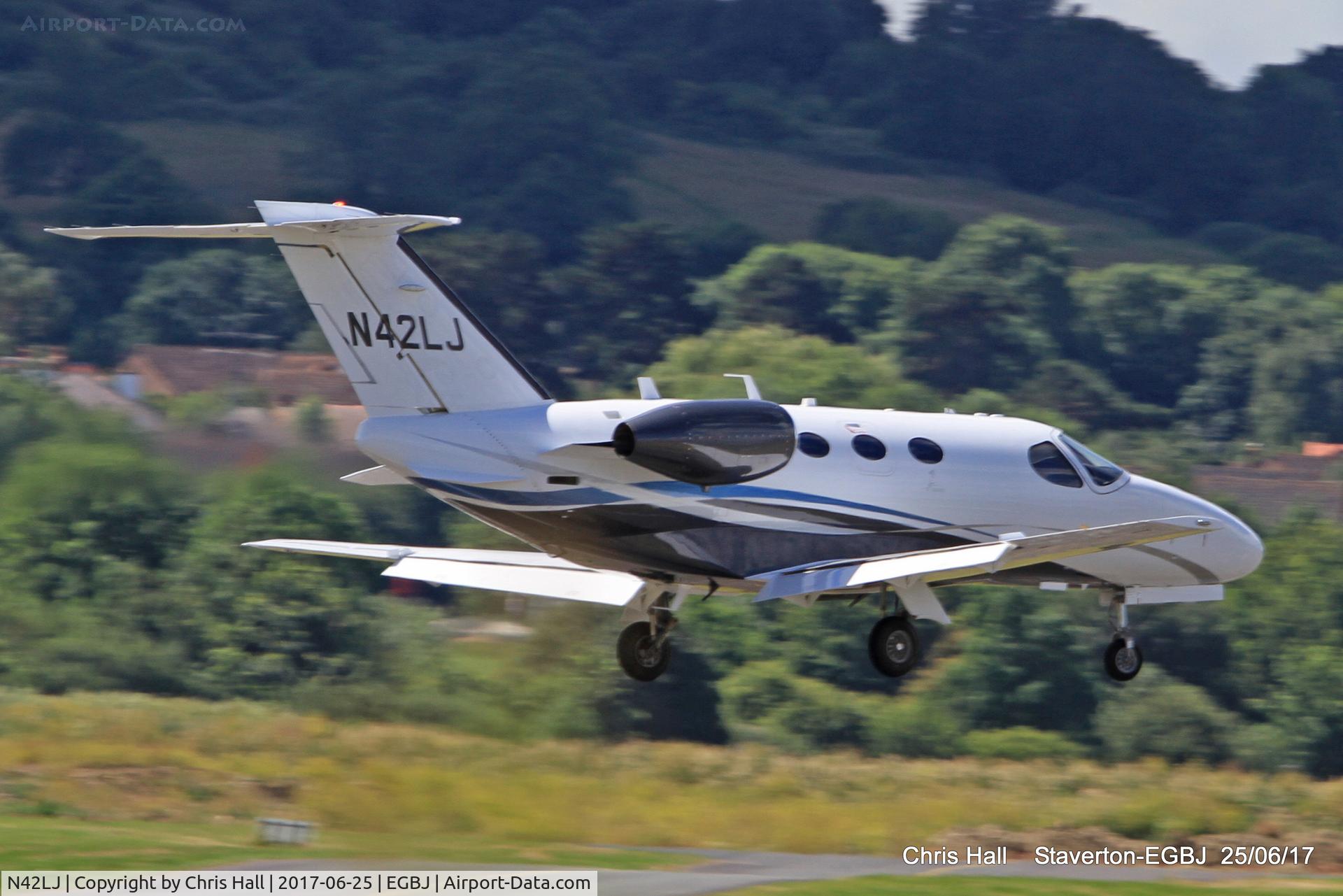 N42LJ, 2015 Cessna 510 Citation Mustang Citation Mustang C/N 510-0462, Project Propeller at Staverton