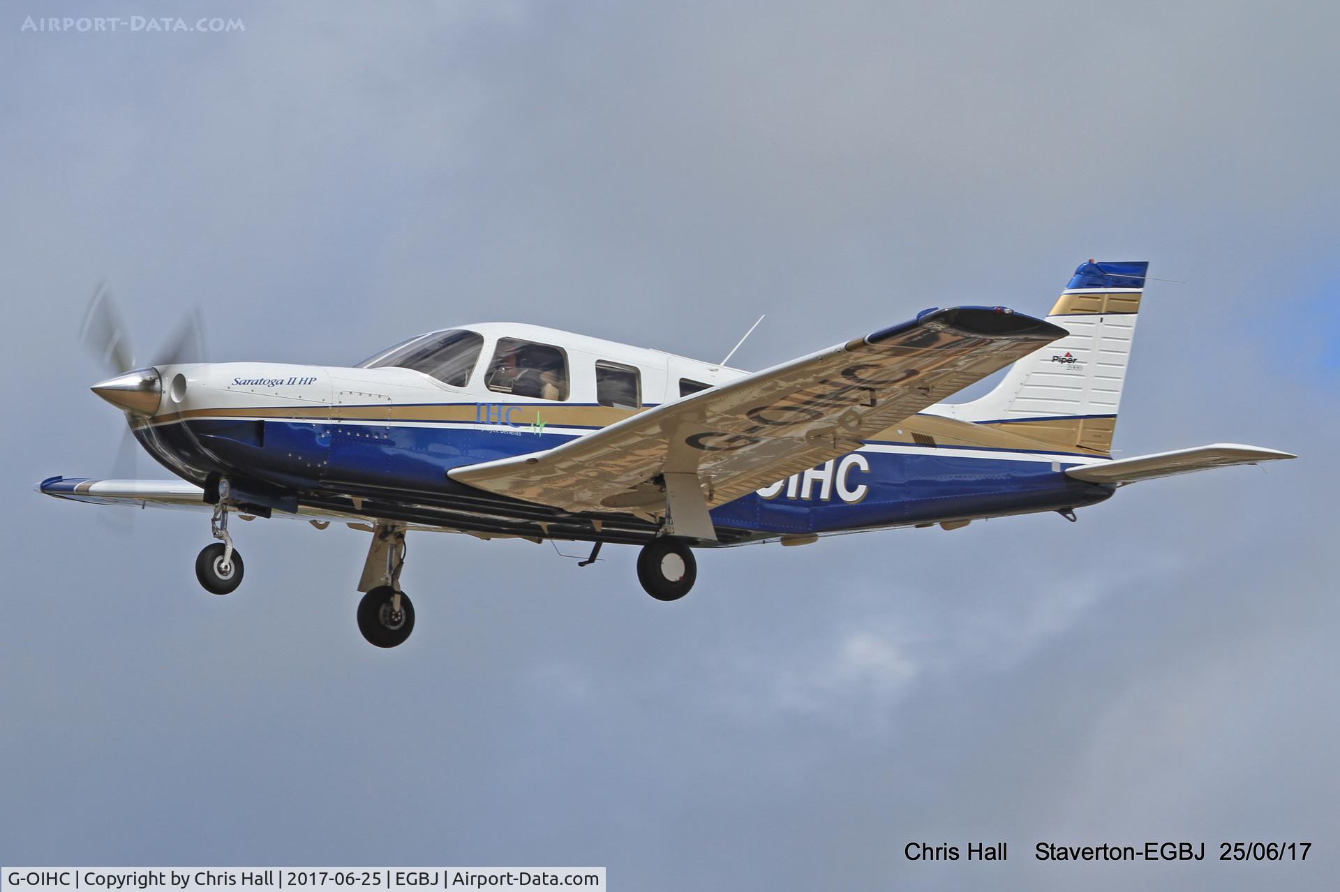 G-OIHC, 2000 Piper PA-32R-301 Saratoga II HP C/N 32-46163, Project Propeller at Staverton