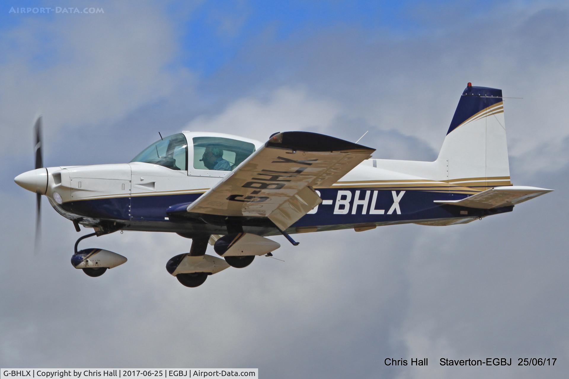 G-BHLX, 1977 Grumman American AA-5B Tiger C/N AA5B-0573, Project Propeller at Staverton