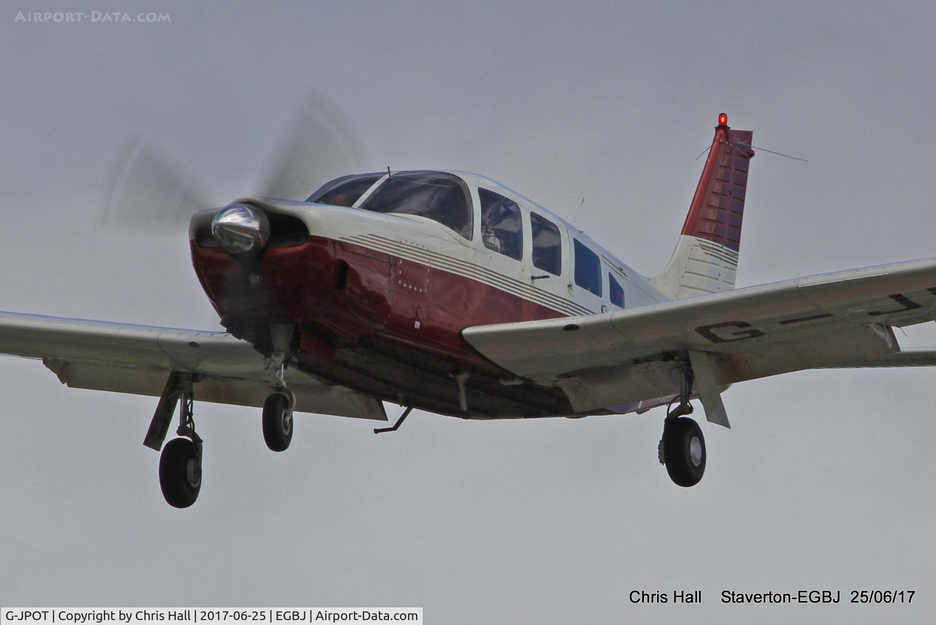 G-JPOT, 1981 Piper PA-32R-301 Saratoga SP C/N 32R-8113065, Project Propeller at Staverton