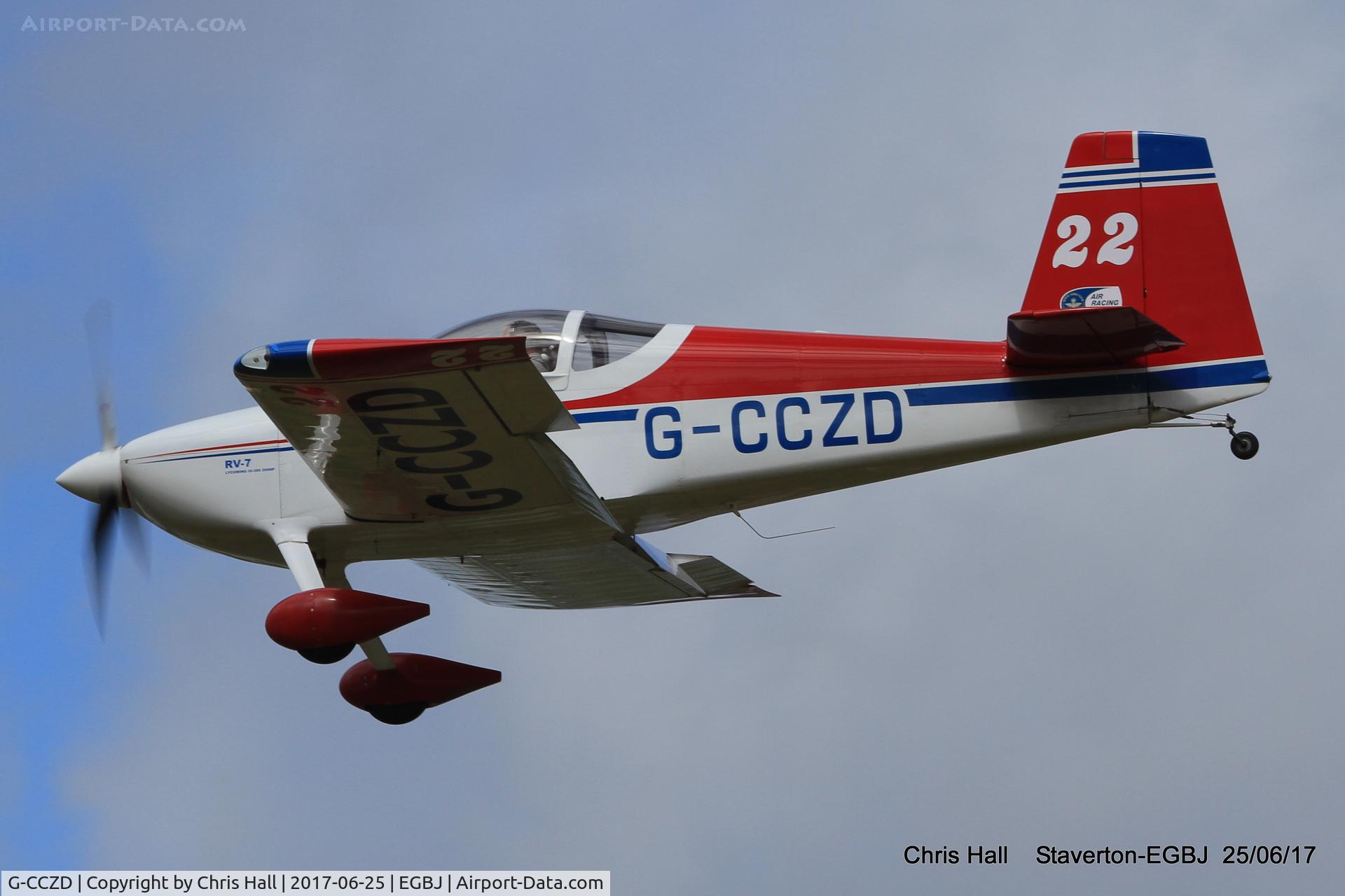 G-CCZD, 2004 Vans RV-7 C/N PFA 323-14087, Project Propeller at Staverton