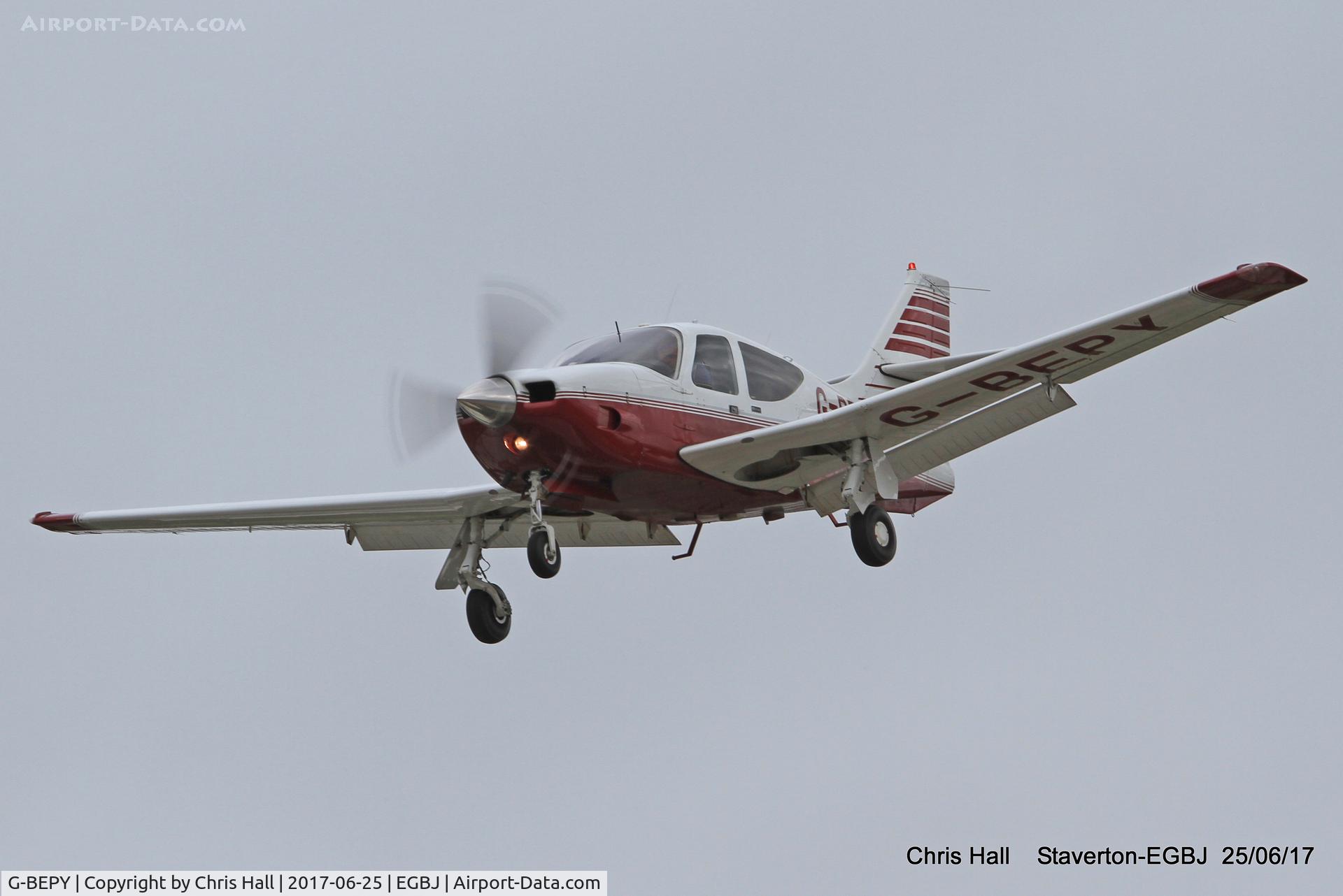 G-BEPY, 1977 Rockwell Commander 112B C/N 524, Project Propeller at Staverton