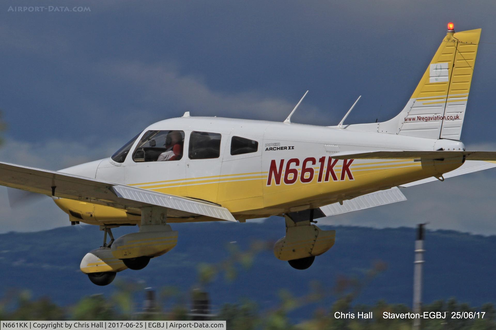 N661KK, 1987 Piper PA-28-181 Archer II C/N 2890028, Project Propeller at Staverton