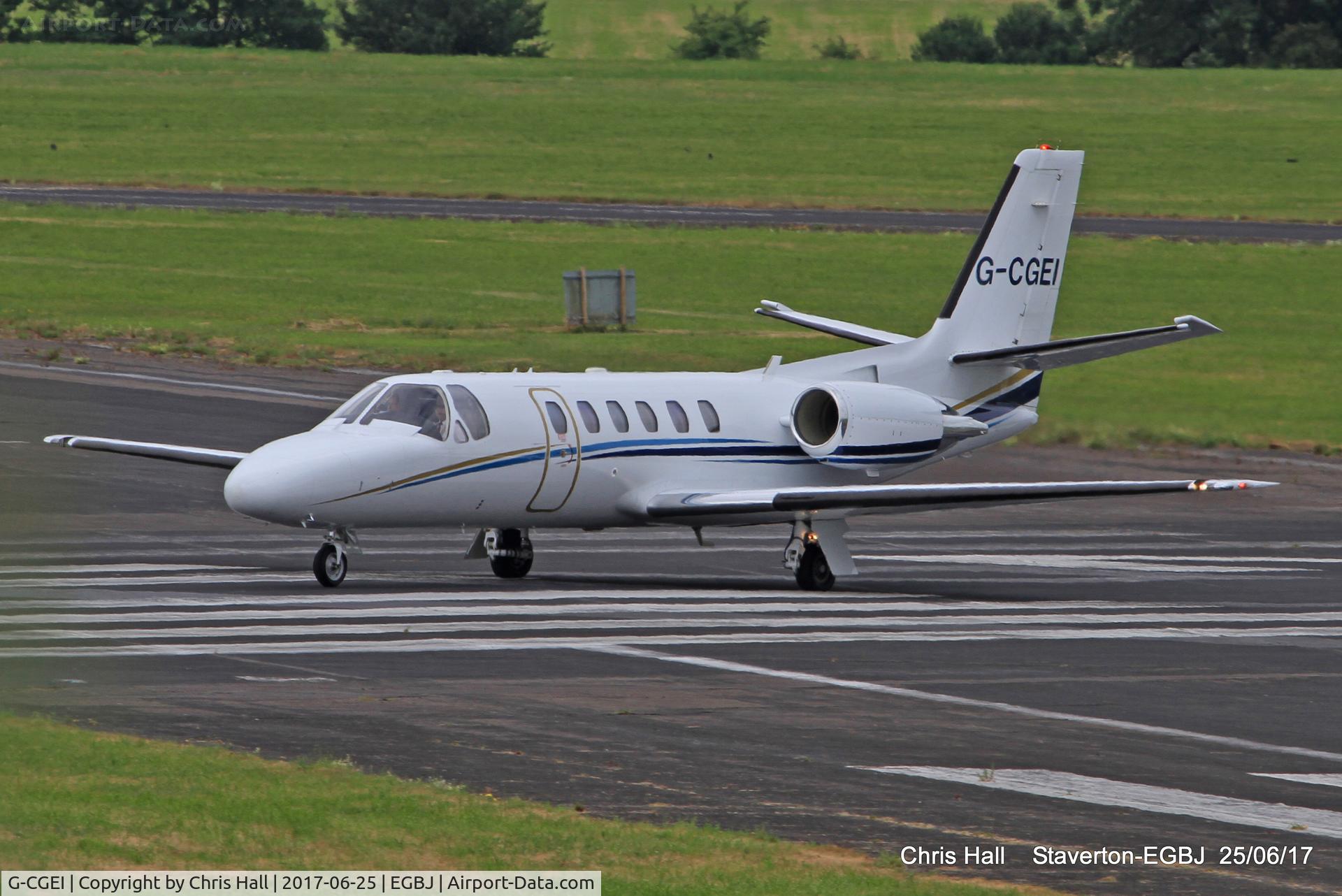 G-CGEI, 2000 Cessna 550 Citation Bravo C/N 550-0951, at Staverton