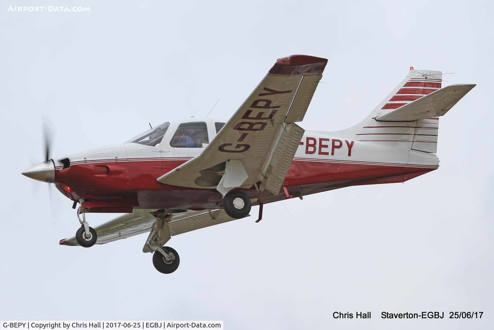 G-BEPY, 1977 Rockwell Commander 112B C/N 524, Project Propeller at Staverton