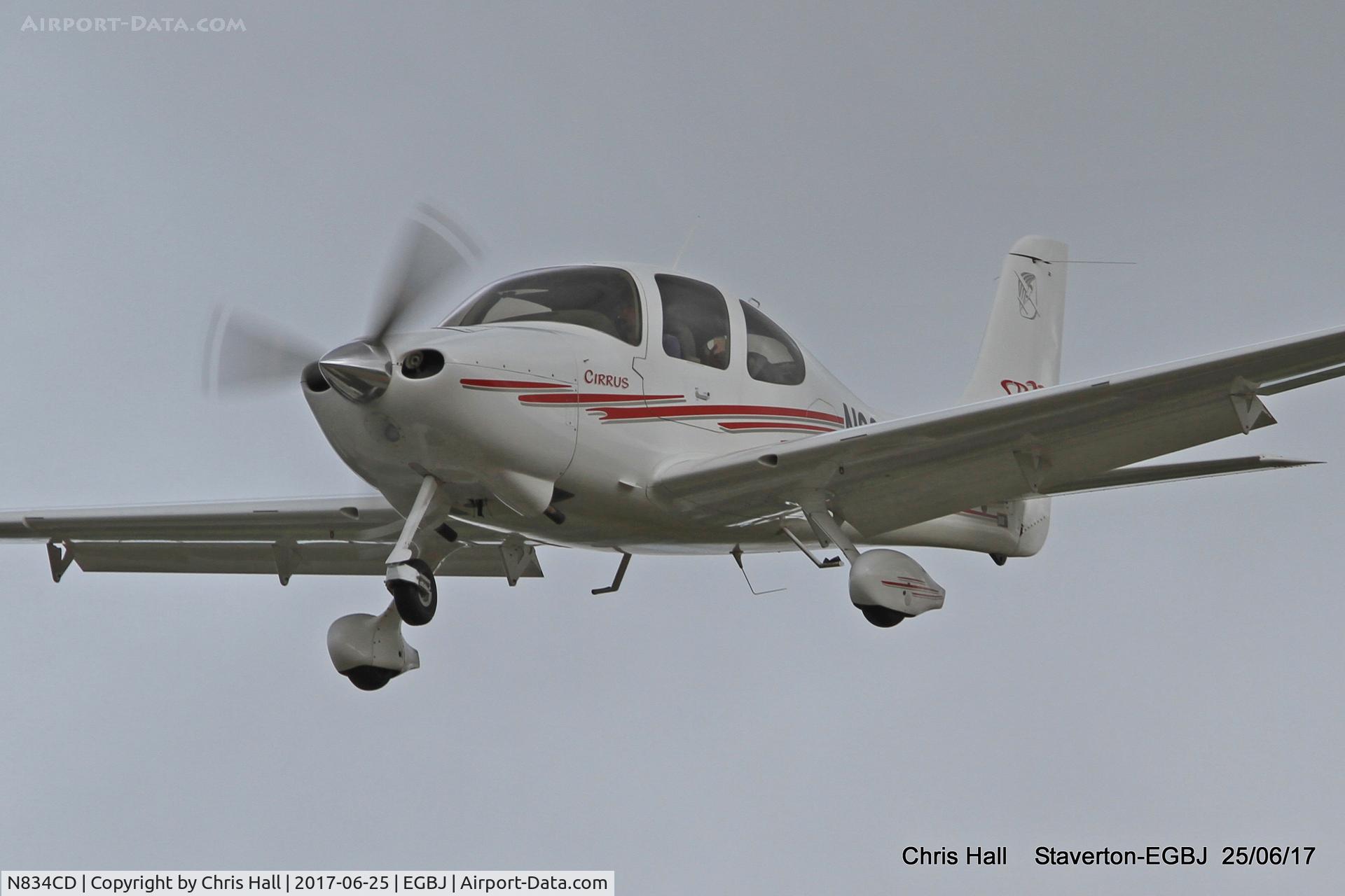 N834CD, 2002 Cirrus SR22 C/N 0168, Project Propeller at Staverton