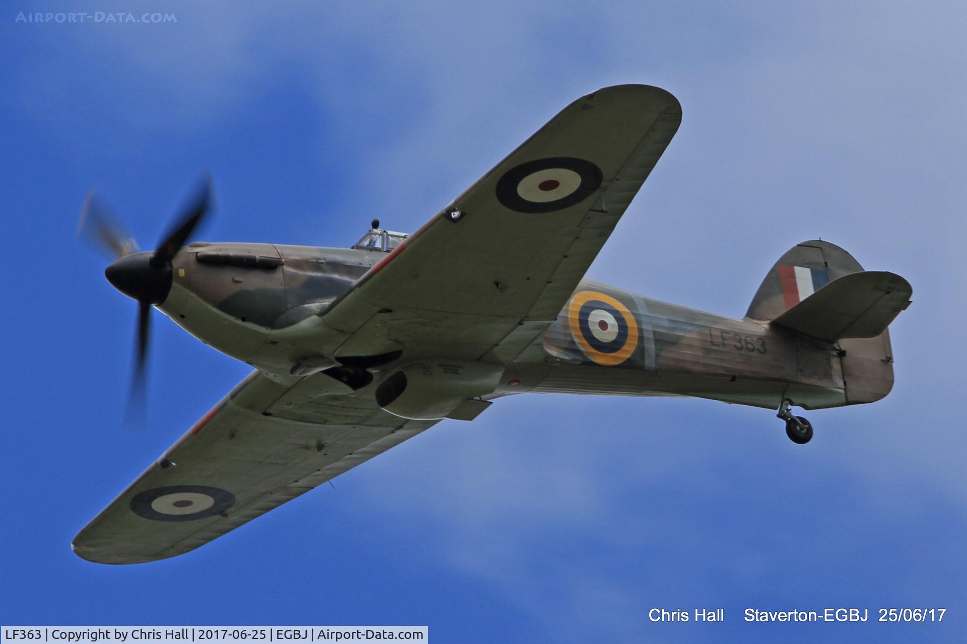 LF363, 1944 Hawker Hurricane IIC C/N 41H/469290, Project Propeller at Staverton