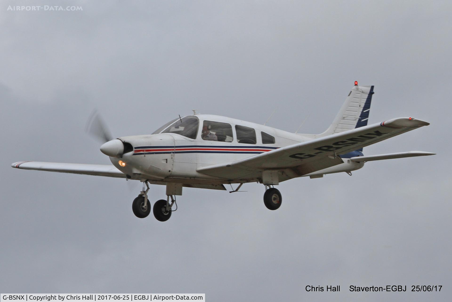 G-BSNX, 1979 Piper PA-28-181 Cherokee Archer II C/N 28-7990311, Project Propeller at Staverton