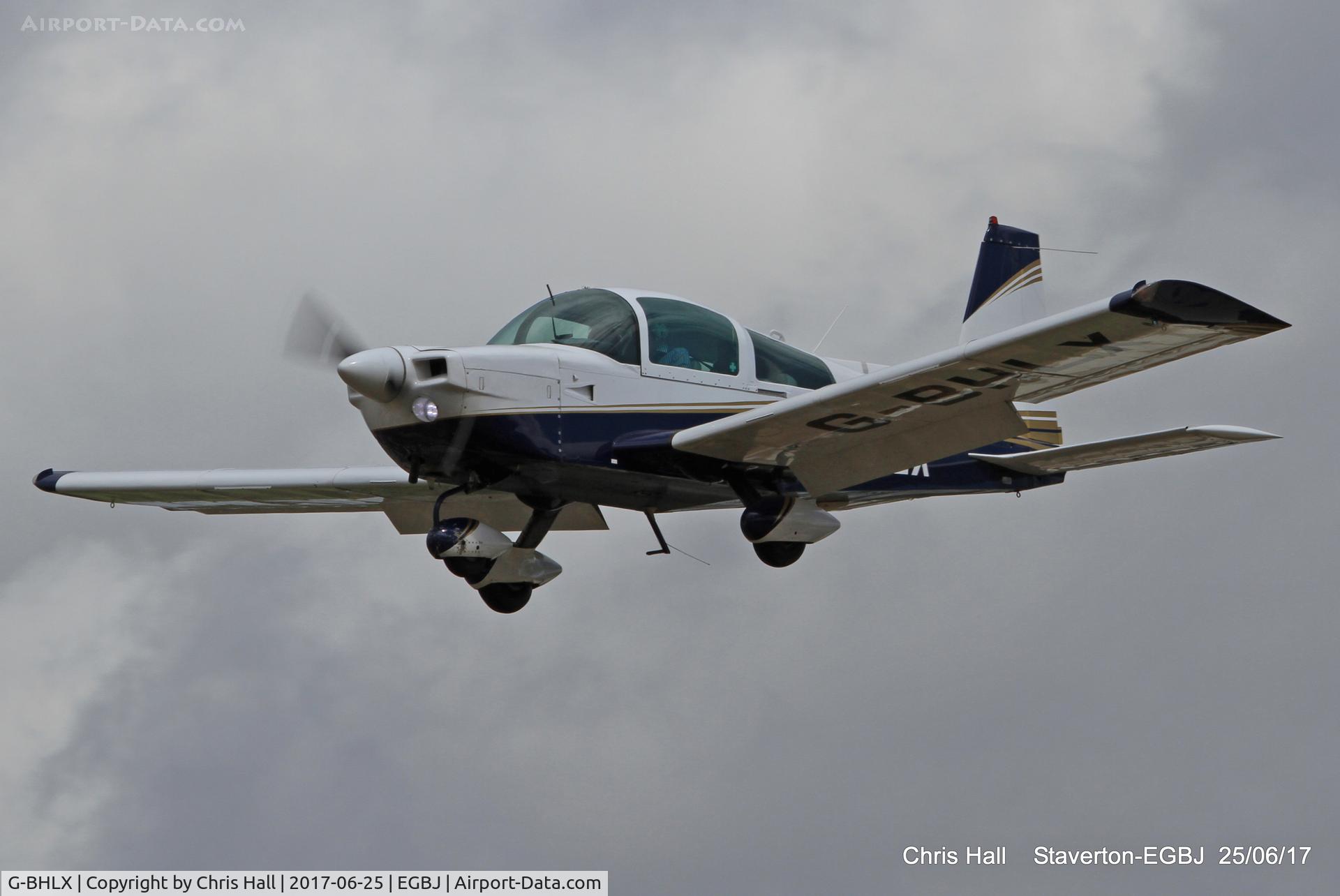 G-BHLX, 1977 Grumman American AA-5B Tiger C/N AA5B-0573, Project Propeller at Staverton