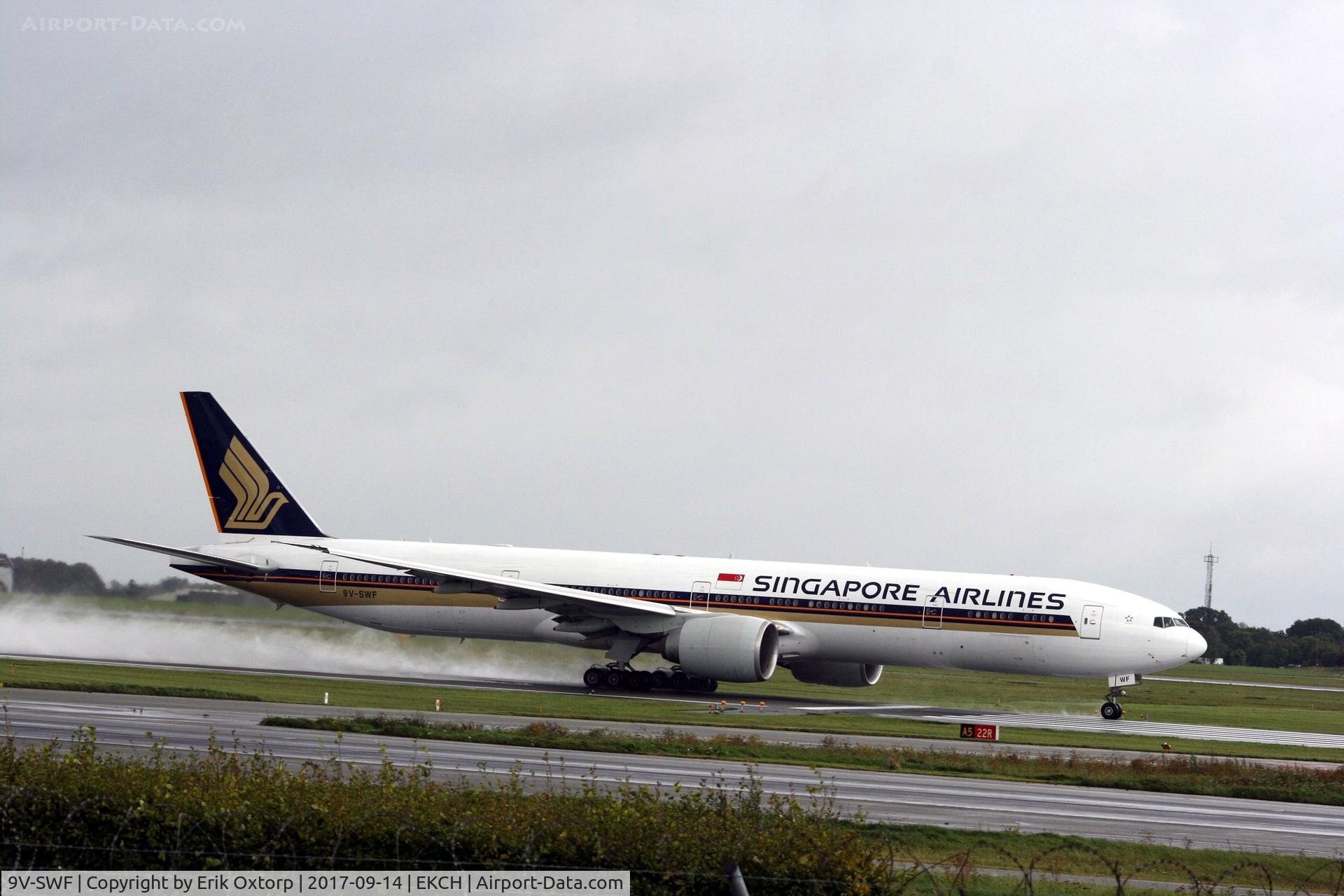 9V-SWF, 2006 Boeing 777-312/ER C/N 34571, 9V-SWF taking off rw 22R