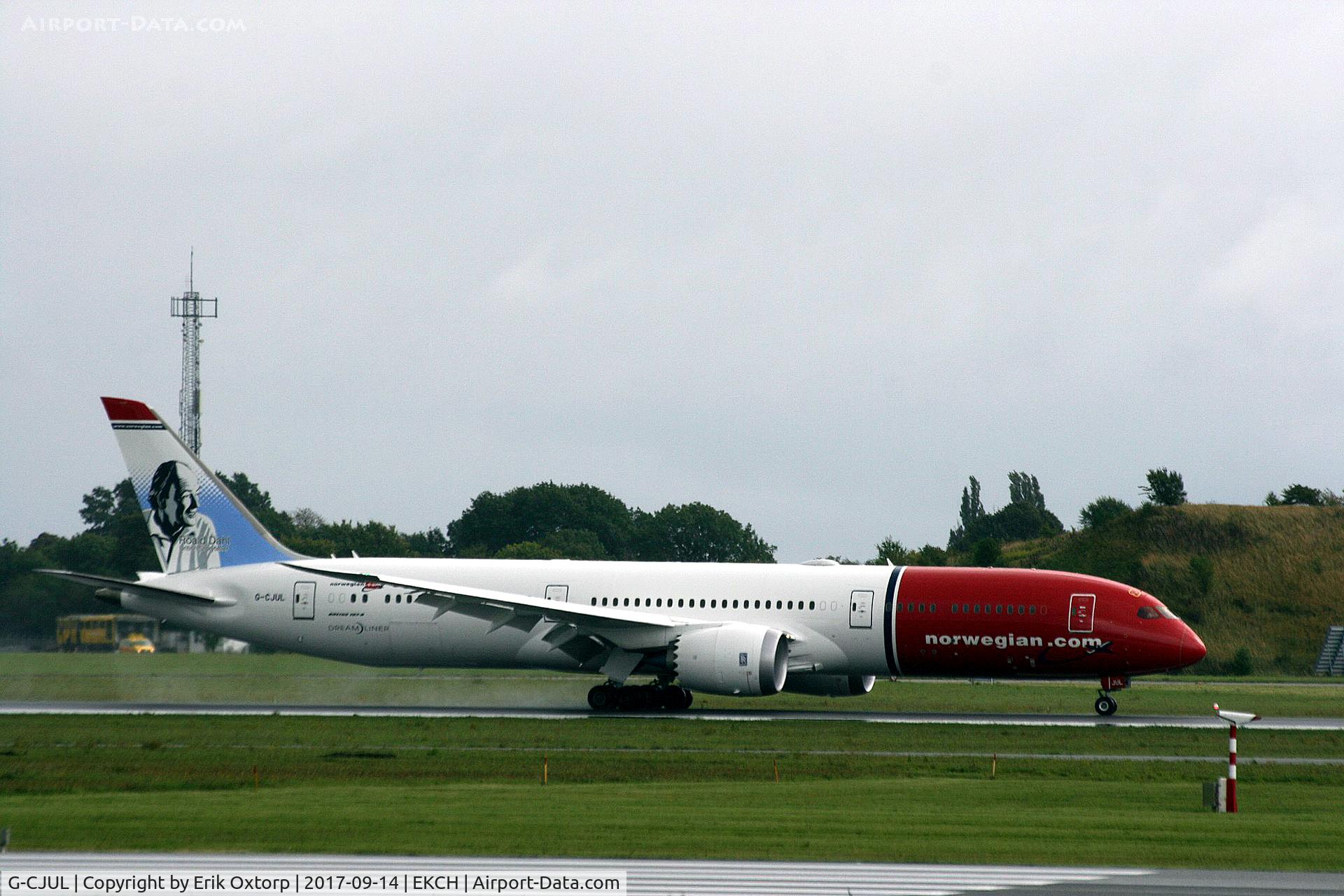 G-CJUL, 2017 Boeing 787-9 Dreamliner C/N 38779, G-CJUL landed rw 04L