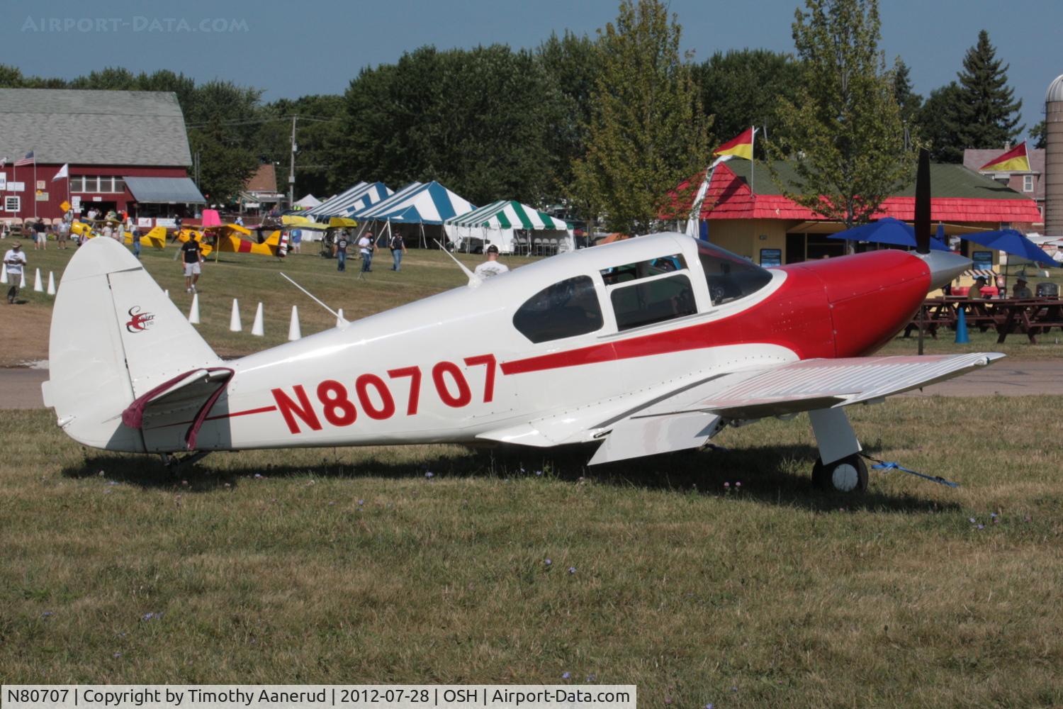 N80707, 1946 Globe GC-1B Swift C/N 110, 1946 Globe GC-1B, c/n: 110