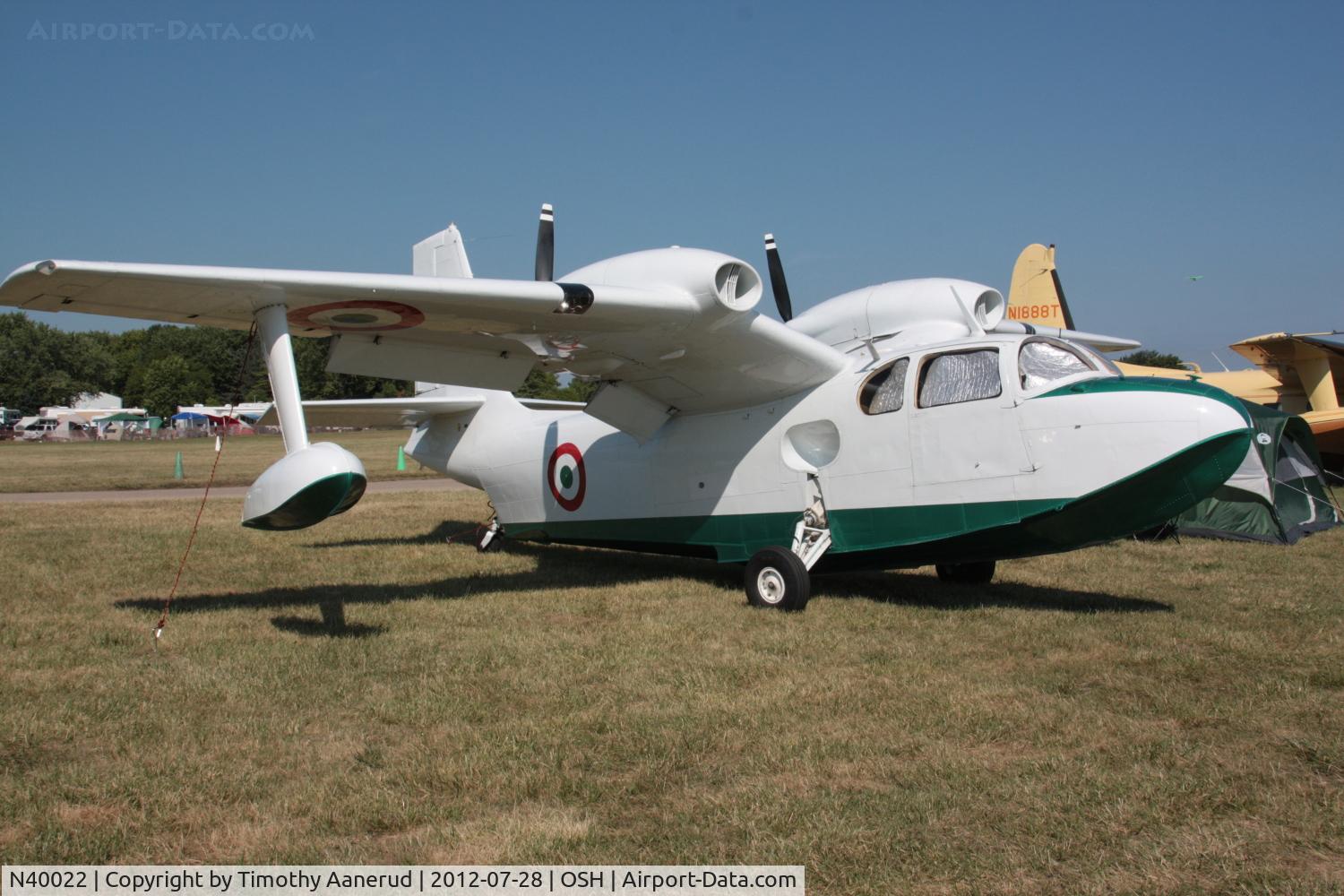 N40022, 1956 Piaggio P.136-L1 C/N 200, 1956 Piaggio P.136-L1, c/n: 200