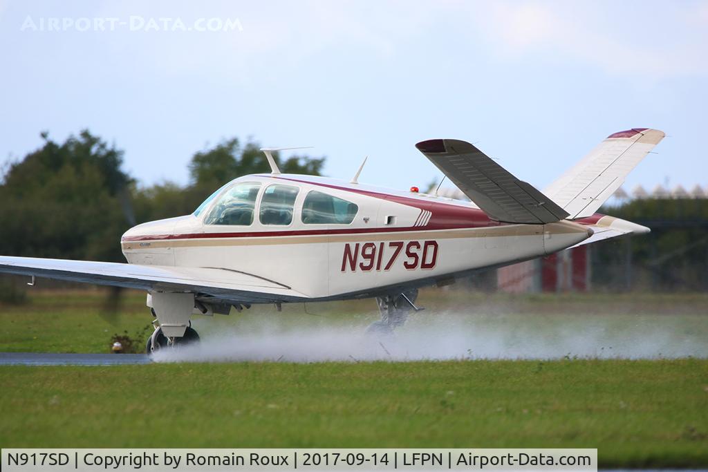 N917SD, 1977 Beech V35B Bonanza C/N D-9988, Take off