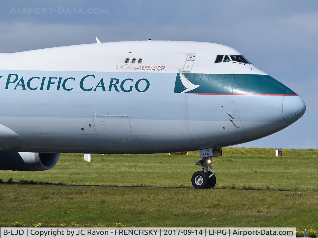 B-LJD, 2013 Boeing 747-867F/SCD C/N 39241, Cathay Pacific Cargo CX38 from Frankfurt (FRA)