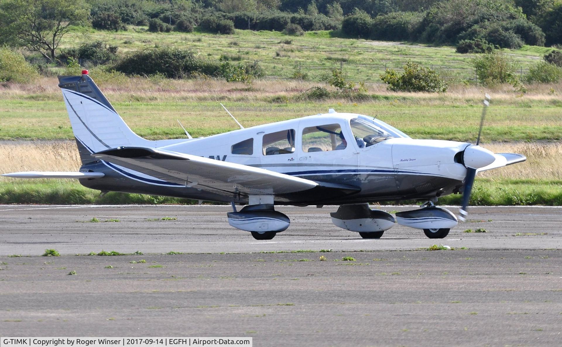 G-TIMK, 1980 Piper PA-28-181 Cherokee Archer II C/N 28-8090214, Visiting Archer II.