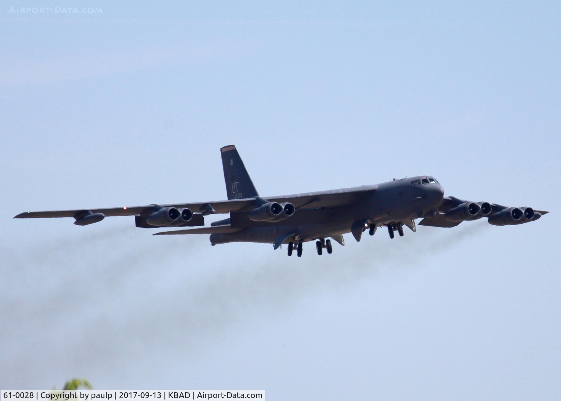 61-0028, 1961 Boeing B-52H Stratofortress C/N 464455, At Barksdale Air Force Base.