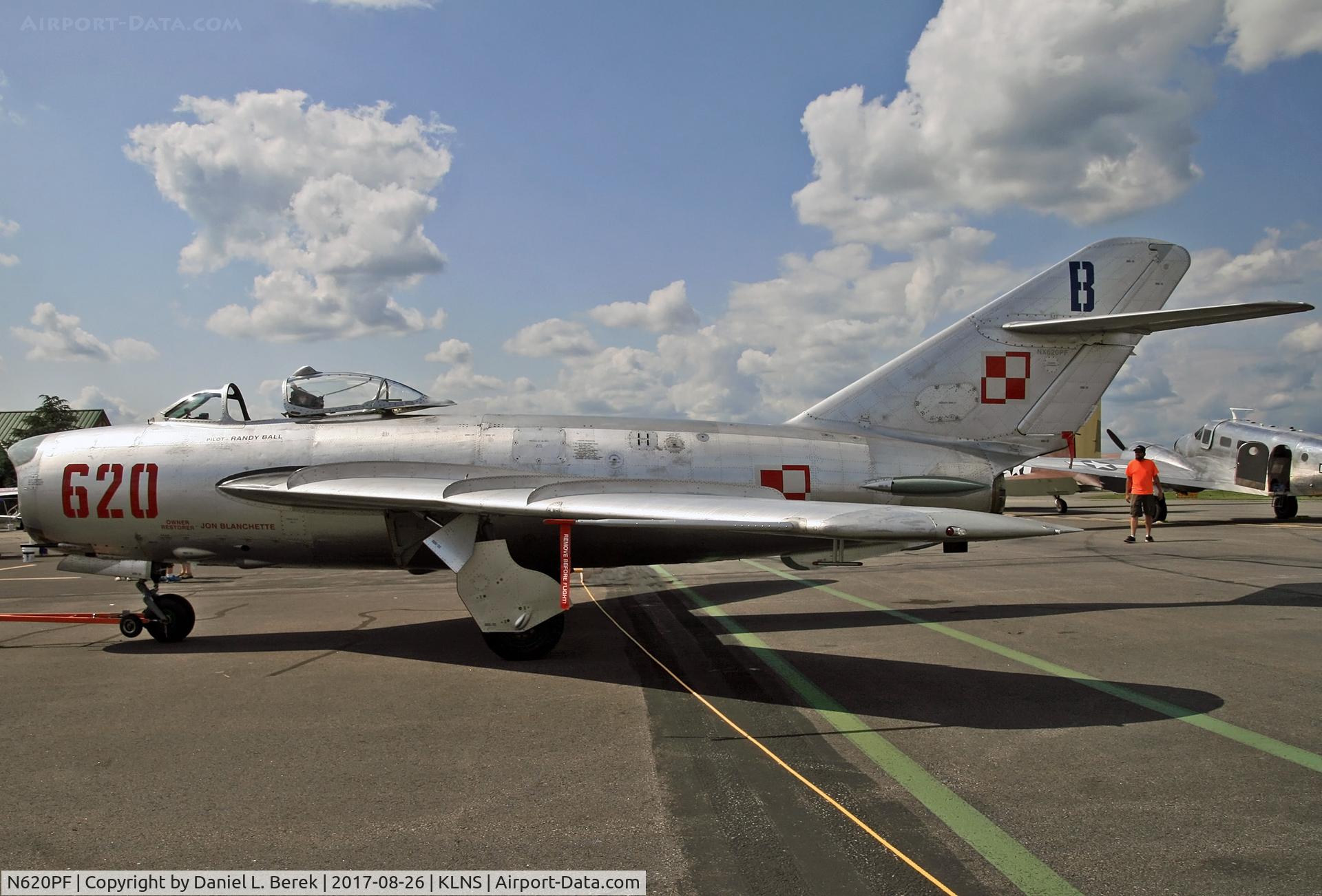 N620PF, 1960 PZL-Mielec Lim-5 (MiG-17F) C/N 1D0620, It took a lot of TLC to restore this aircraft and as much to keep it flying.