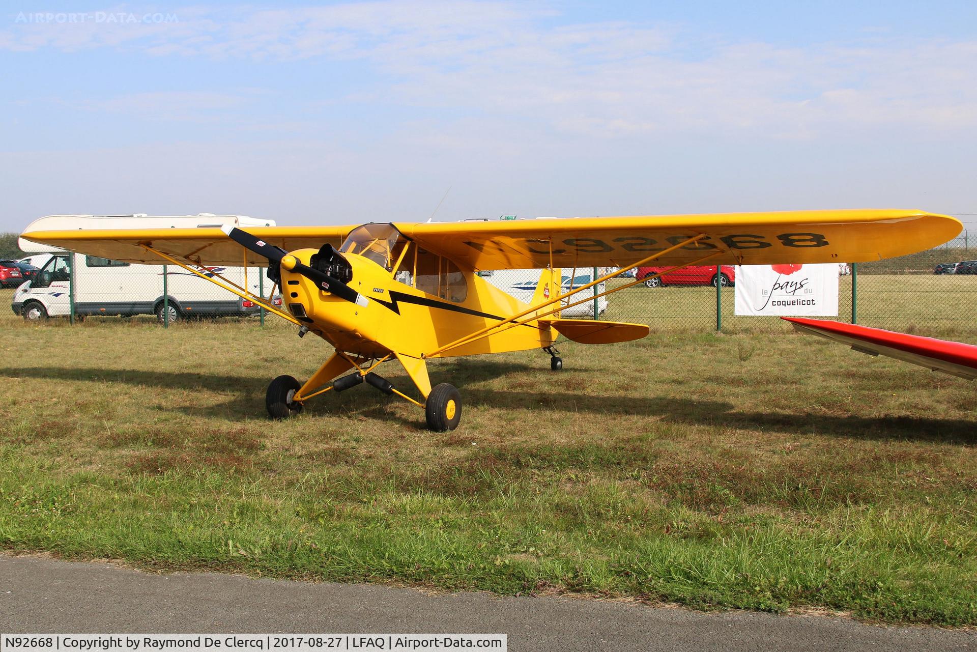 N92668, 1946 Piper J3C-65 Cub Cub C/N 17043, Airshow Albert.