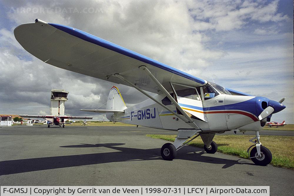 F-GMSJ, Piper PA-22-160 Tri Pacer C/N 22-6232, not a very wellknown type, took it many years ago at Royan FR