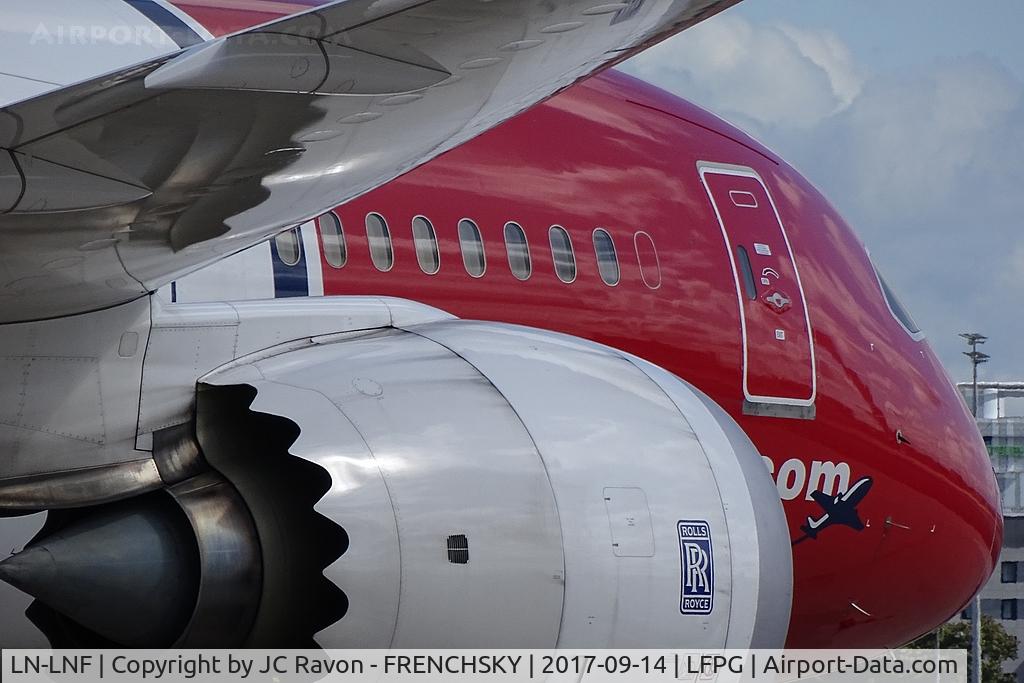 LN-LNF, 2014 Boeing 787-8 Dreamliner Dreamliner C/N 35313, Norwegian DY7047 departure to Fort Lauderdale (FLL)