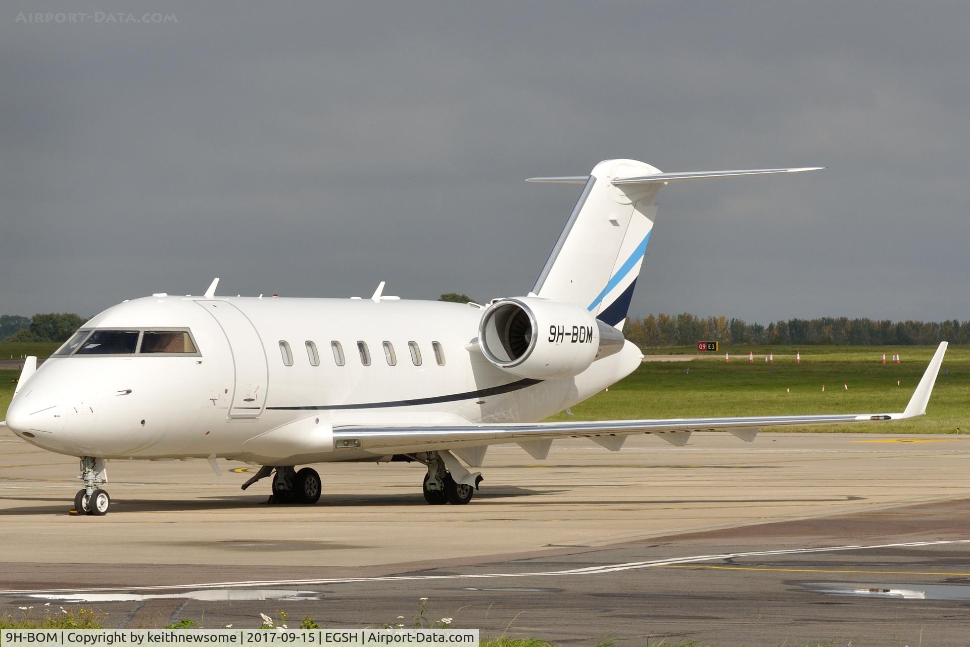 9H-BOM, 2009 Bombardier Challenger 605 (CL-600-2B16) C/N 5785, Return Visitor.