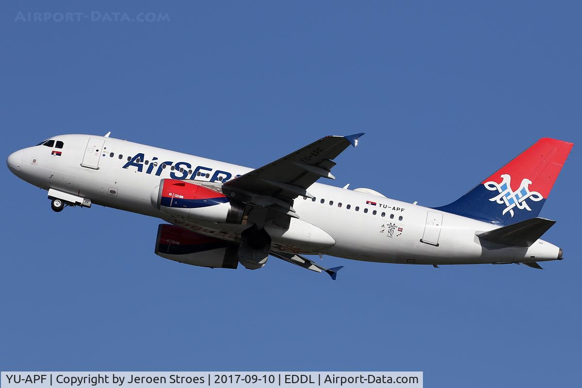 YU-APF, 2007 Airbus A319-132 C/N 3317, eddl