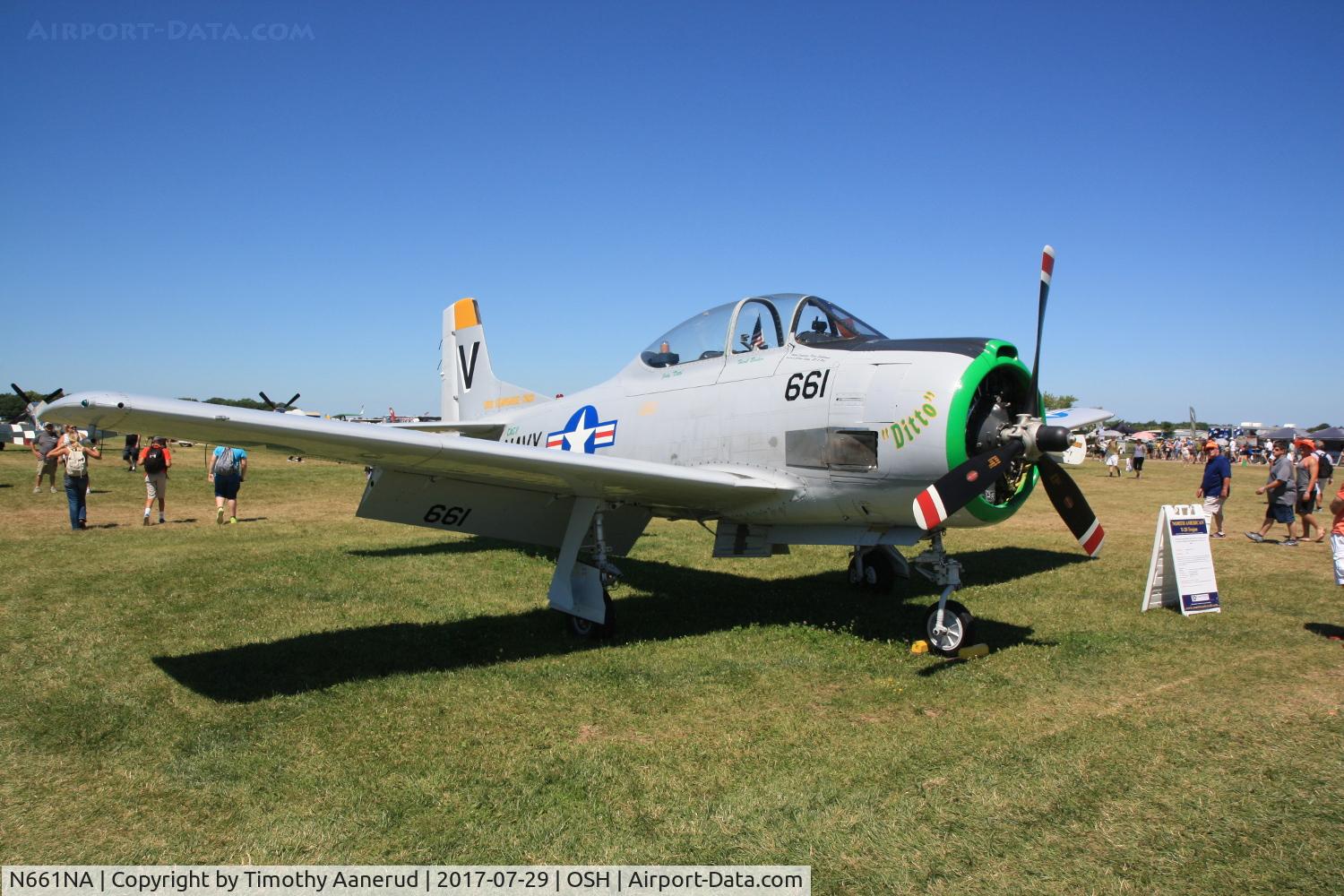 N661NA, 1957 North American T-28C Trojan Trojan C/N 226-238 (140661), 1957 North American T-28C, c/n: 140661