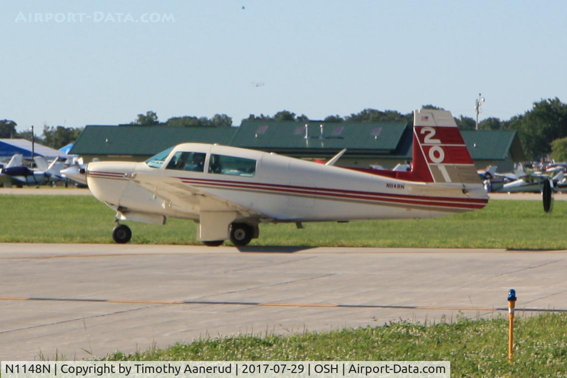 N1148N, 1981 Mooney M20J 201 C/N 24-1208, 1981 Mooney M20J, c/n: 24-1208