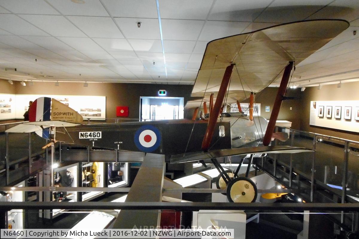 N6460, 1983 Sopwith Pup Replica C/N Not found N6460, At the Air Force Museum in Wigram/Christchurch