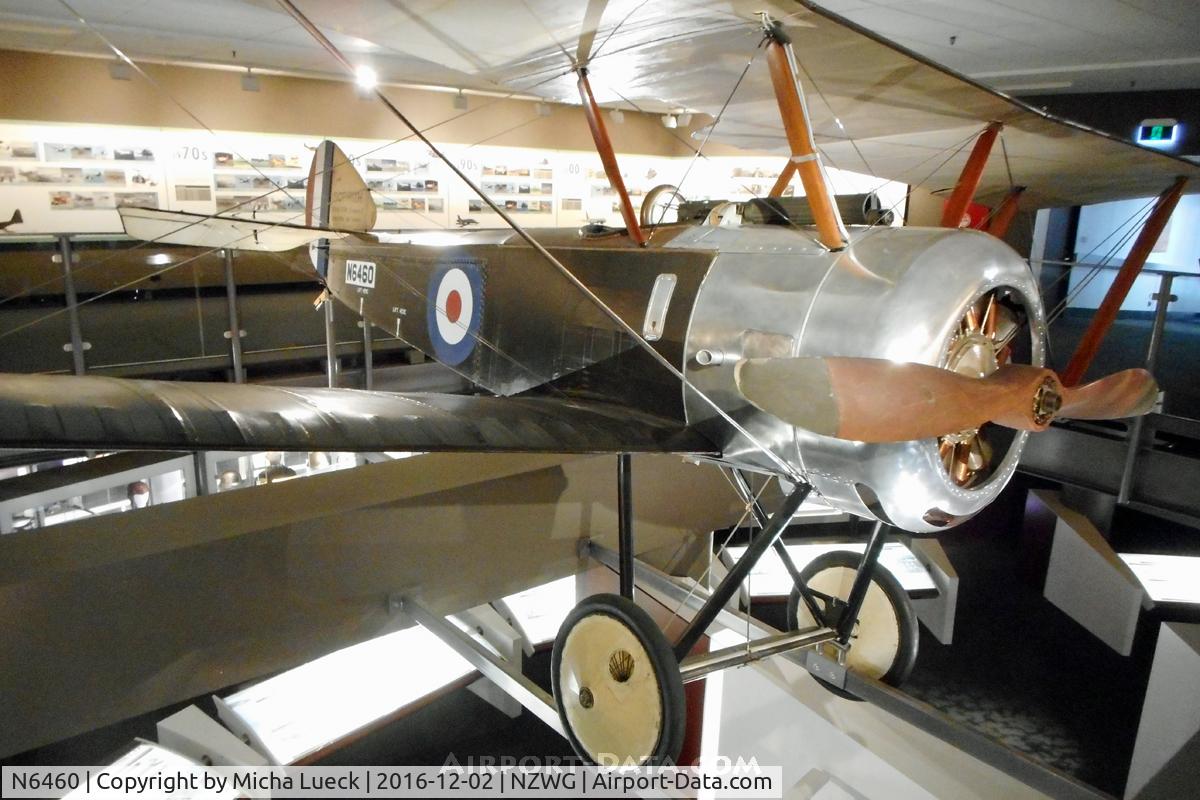 N6460, 1983 Sopwith Pup Replica C/N Not found N6460, At the Air Force Museum in Wigram/Christchurch