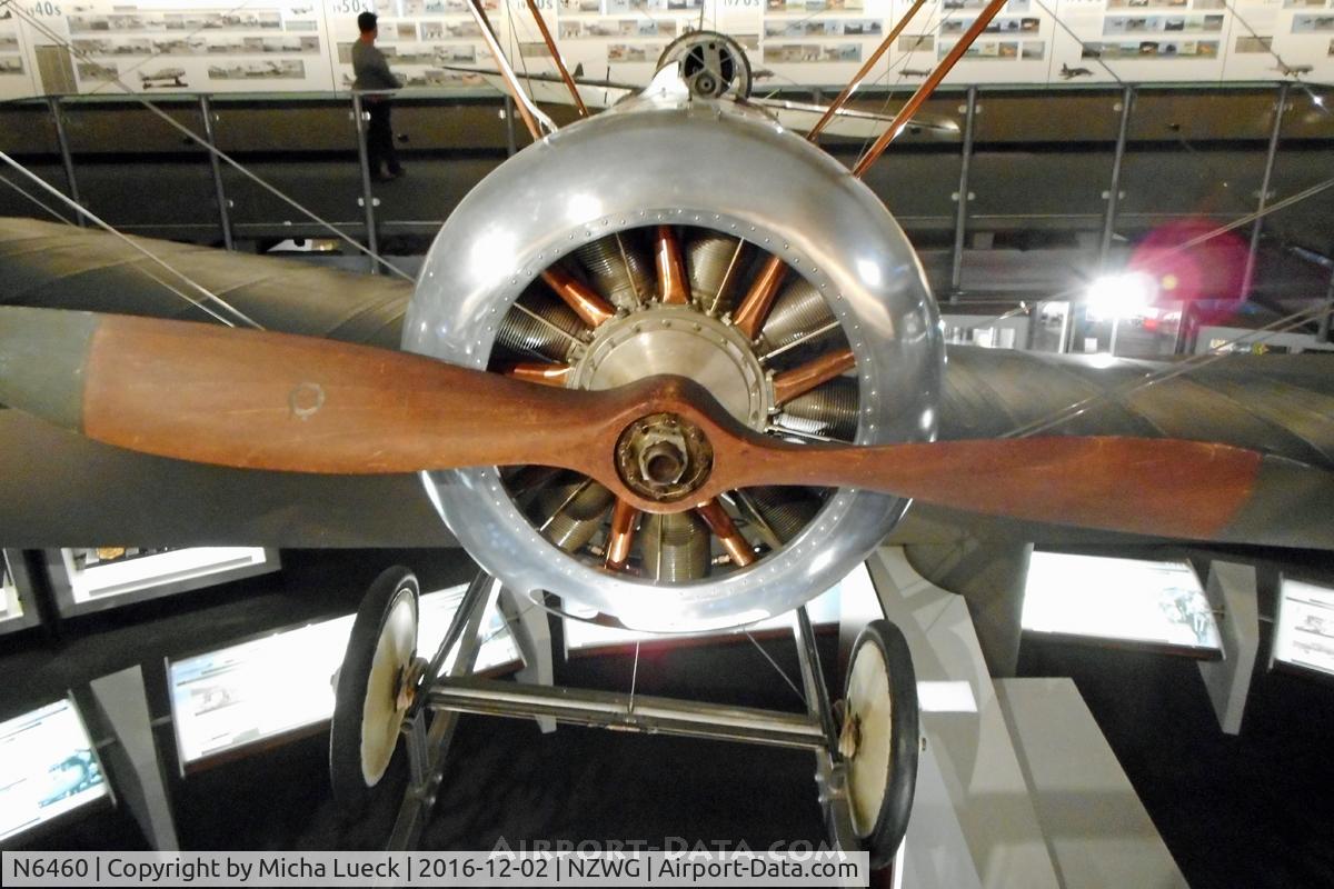 N6460, 1983 Sopwith Pup Replica C/N Not found N6460, At the Air Force Museum in Wigram/Christchurch