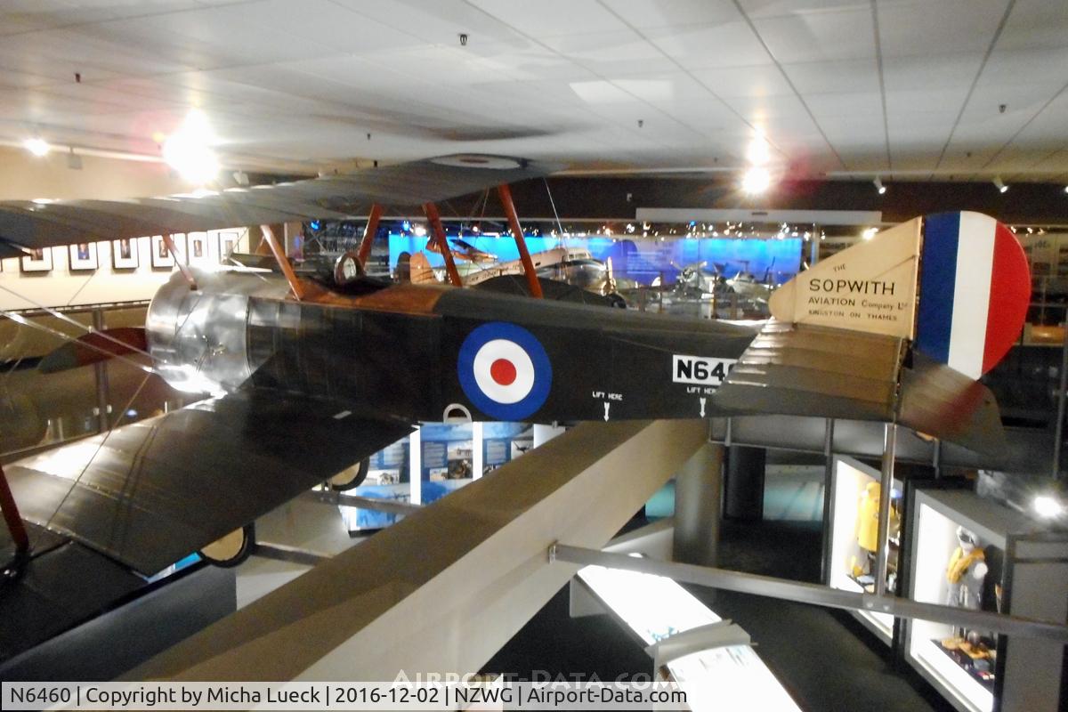 N6460, 1983 Sopwith Pup Replica C/N Not found N6460, At the Air Force Museum in Wigram/Christchurch