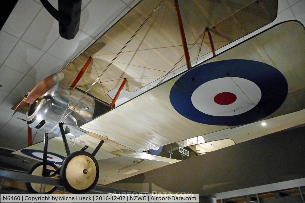 N6460, 1983 Sopwith Pup Replica C/N Not found N6460, At the Air Force Museum in Wigram/Christchurch