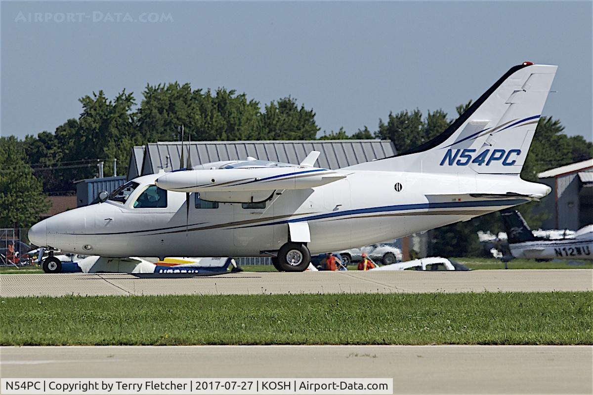 N54PC, 1974 Mitsubishi MU-2B-26 C/N 319, At 2017 EAA AirVenture at Oshkosh