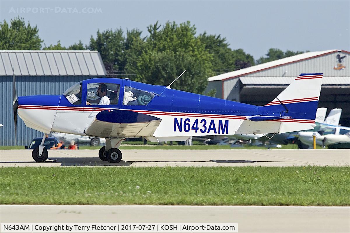 N643AM, AMD CH-2000 Alarus C/N 20-0054, At 2017 EAA AirVenture at Oshkosh