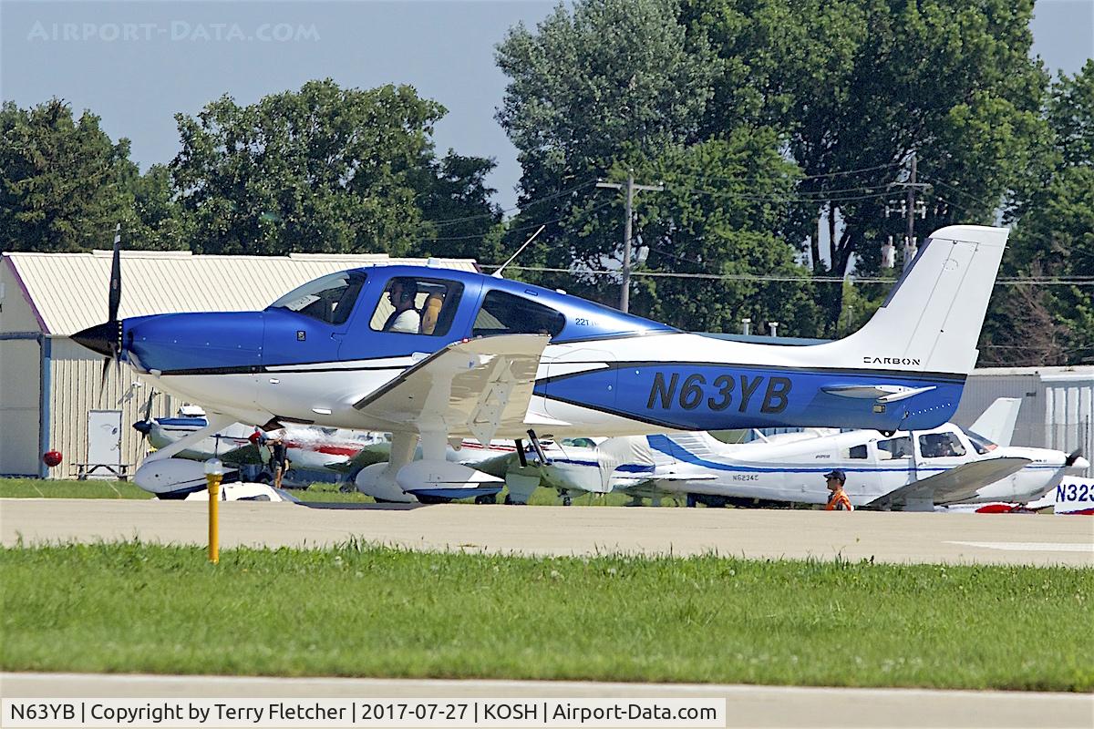 N63YB, 2017 Cirrus SR22T C/N 1547, At 2017 EAA AirVenture at Oshkosh