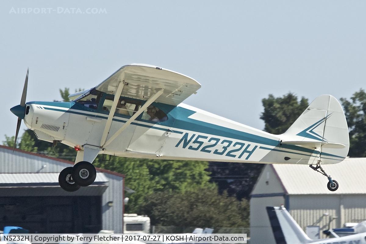 N5232H, Piper PA-16-160 Replica Clipper C/N 16-36, At 2017 EAA AirVenture at Oshkosh