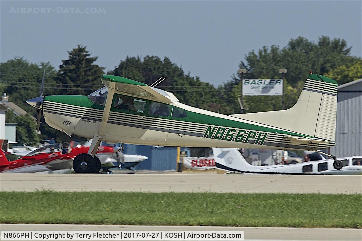 N866PH, 1977 Cessna A185F Skywagon 185 C/N 18503167, At 2017 EAA AirVenture at Oshkosh
