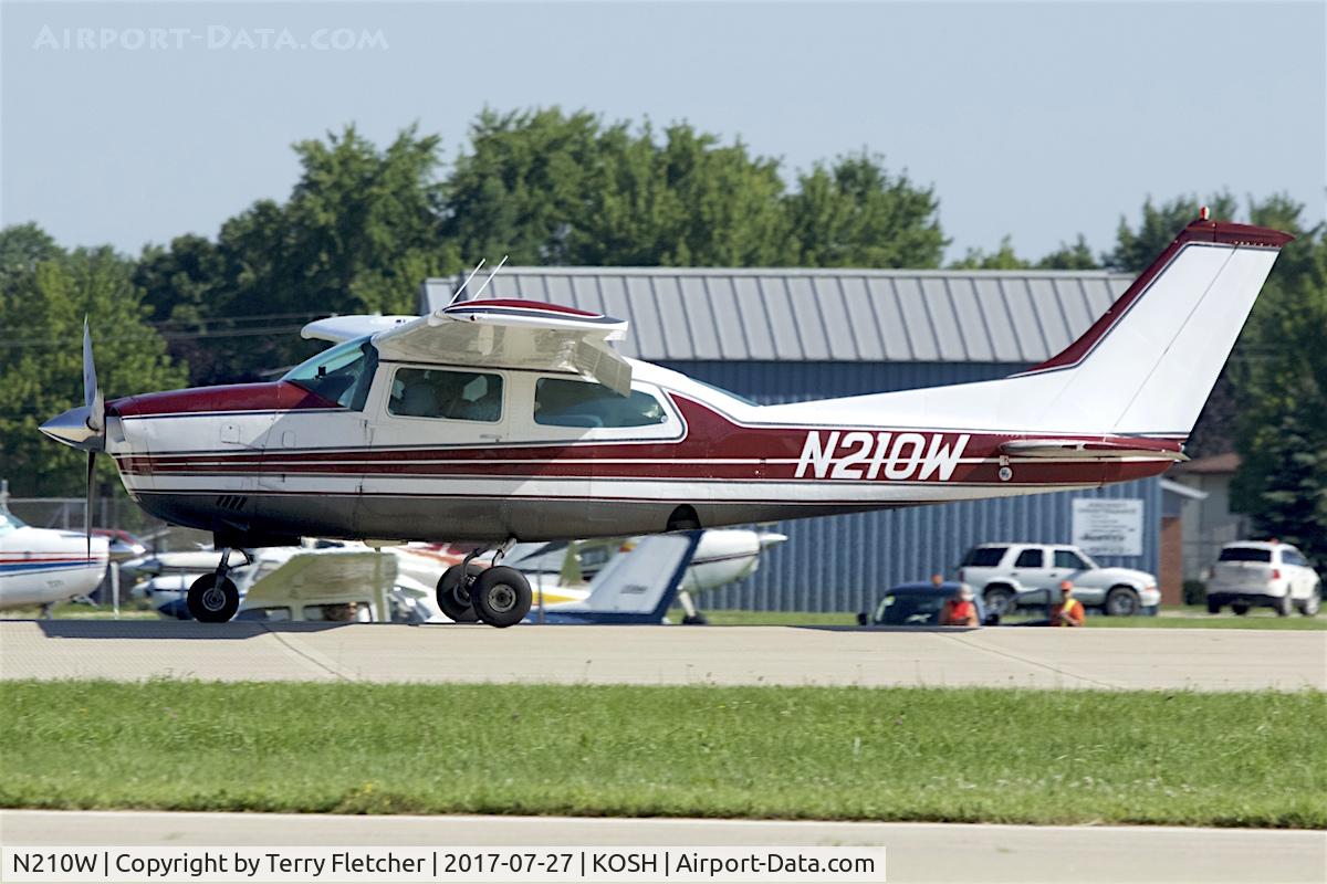 N210W, Cessna T210K Turbo Centurion C/N 21059417, At 2017 EAA AirVenture at Oshkosh