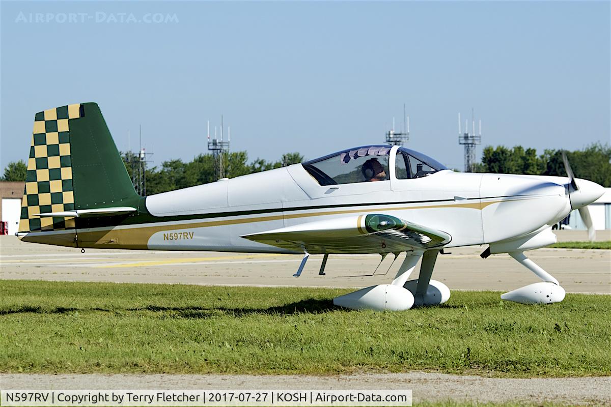 N597RV, 2007 Vans RV-7A C/N 70936, At 2017 EAA AirVenture at Oshkosh