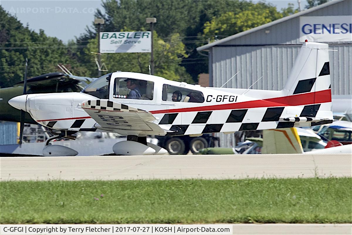 C-GFGI, 1976 American Aviation AA-5A Traveler C/N AA5A-0111, At 2017 EAA AirVenture at Oshkosh
