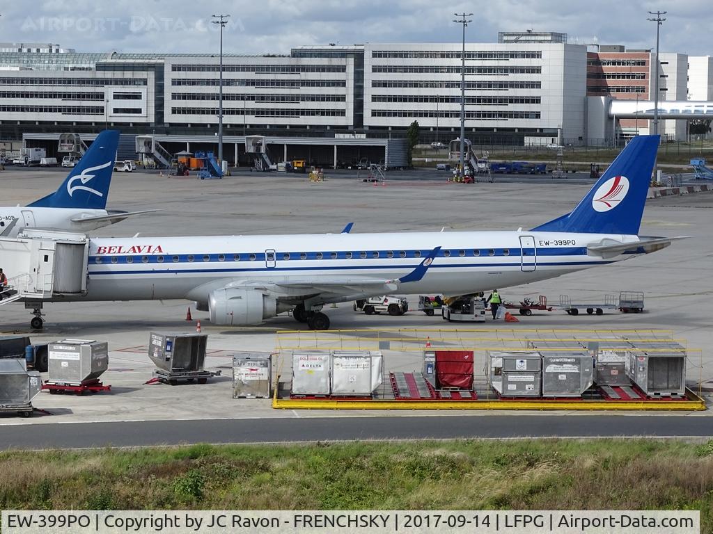 EW-399PO, 2014 Embraer 195LR (ERJ-190-200LR) C/N 19000667, BELAVIA B2866 to MINSK (MSQ)