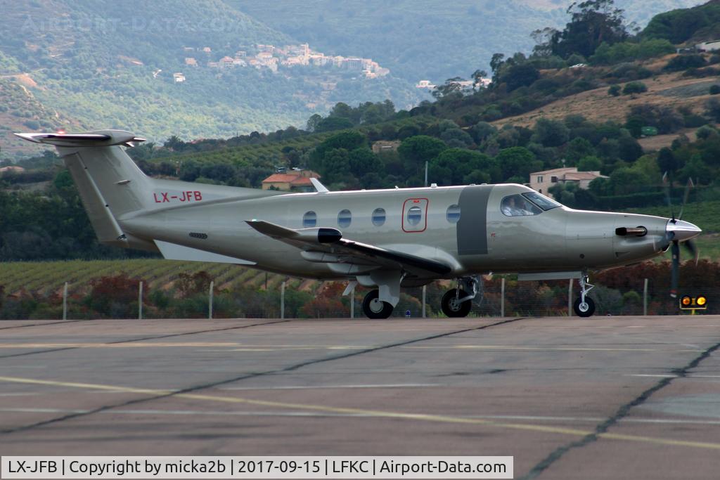 LX-JFB, 2016 Pilatus PC-12/47E NG C/N 1676, Taxiing