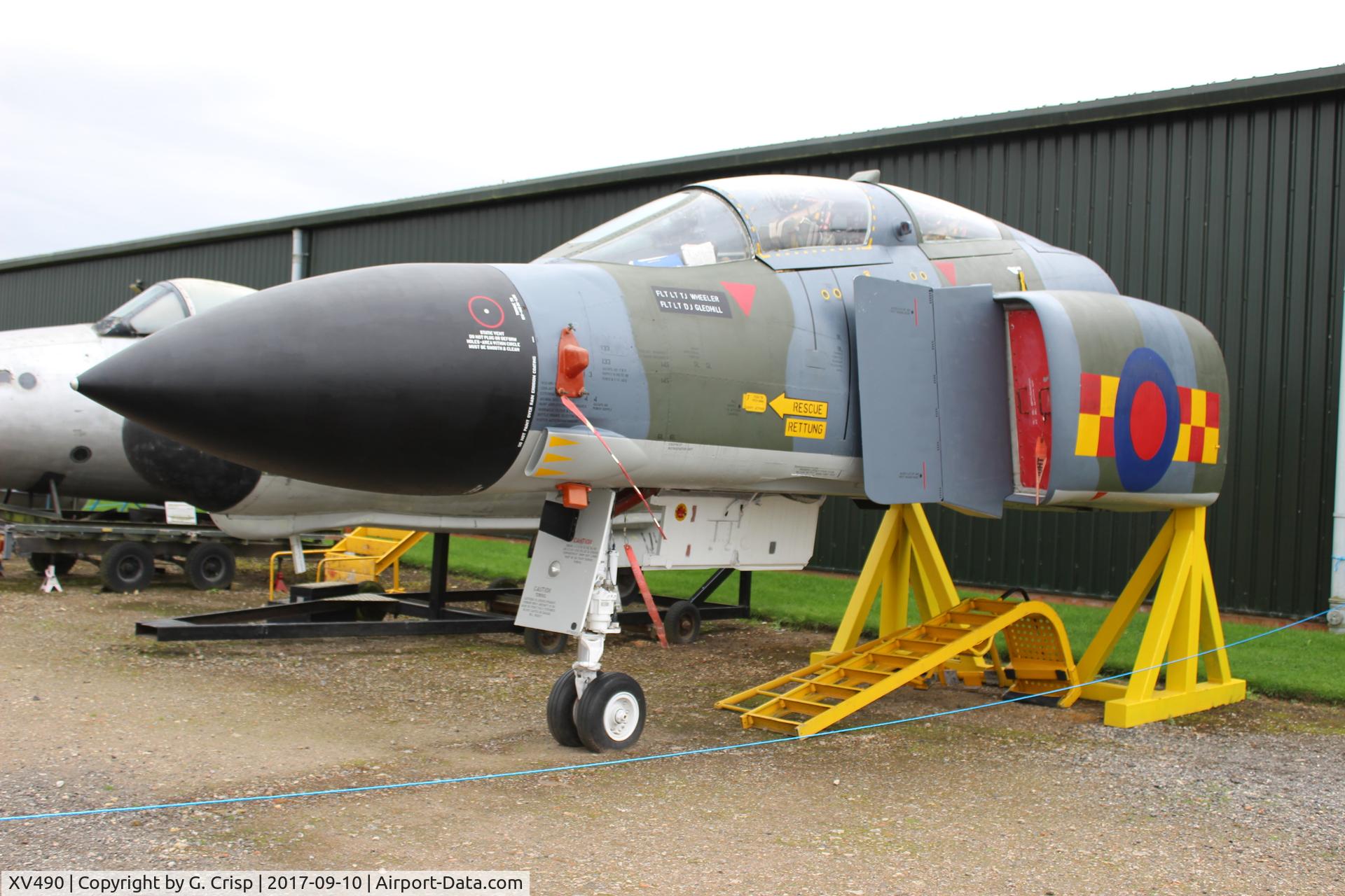 XV490, 1969 McDonnell Douglas Phantom FGR2 C/N 3401, Newark Air Museum, UK