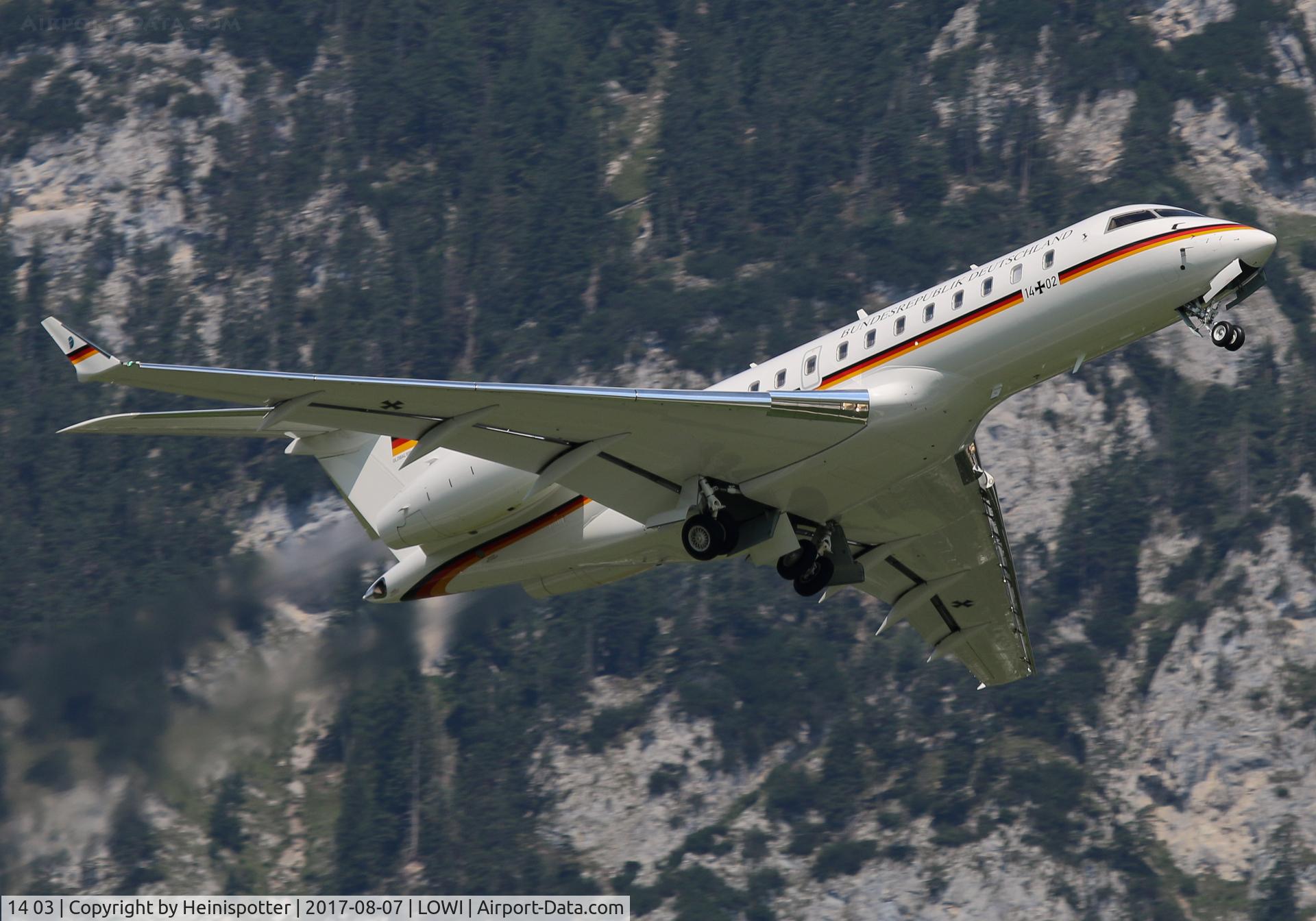 14 03, 2010 Bombardier BD-700-1A11 Global 5000 C/N 9411, 14+03